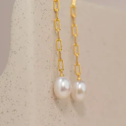 AMALIA PEARL GOLDEN EARRING