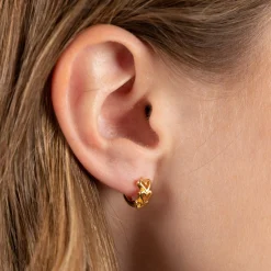 Amara Guld Huggie Ørering - Sisi Copenhagen