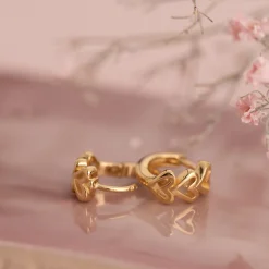 Amara Guld Huggie Ørering - Sisi Copenhagen