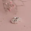 Amara Sølv Huggie Ørering - Sisi Copenhagen