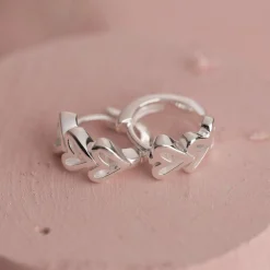 Amara Sølv Huggie Ørering - Sisi Copenhagen