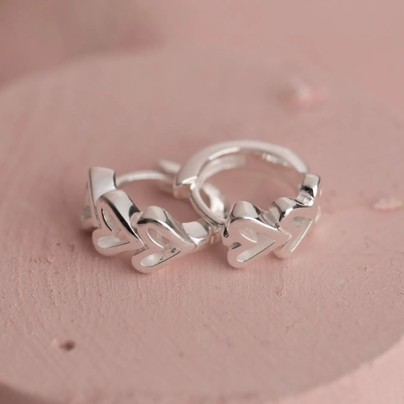 Amara Sølv Huggie Ørering - Sisi Copenhagen