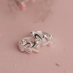 Amara Sølv Huggie Ørering - Sisi Copenhagen