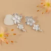 ANEMONE PEARL SILVER EARRING