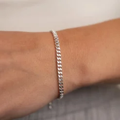 Armbånd i panserkæde | 925 sterlingsølv | Sisi Copenhagen