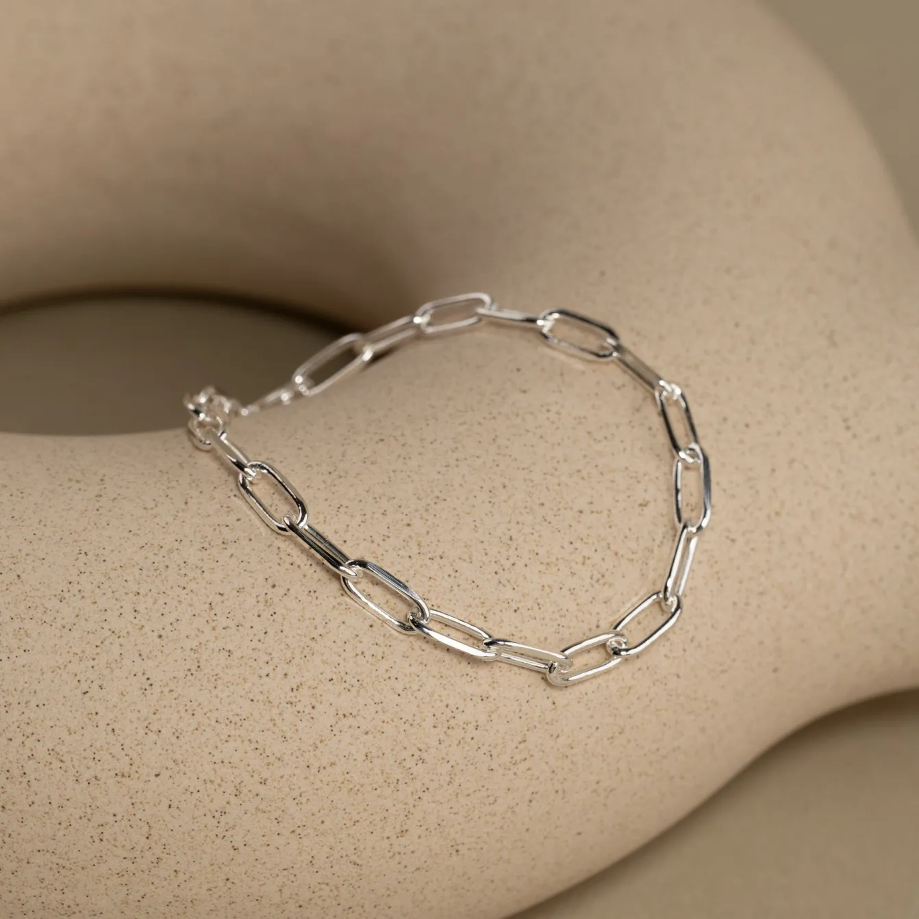 Armbånd i sterlingsølv | Alma link chain | Smykker til kvinder