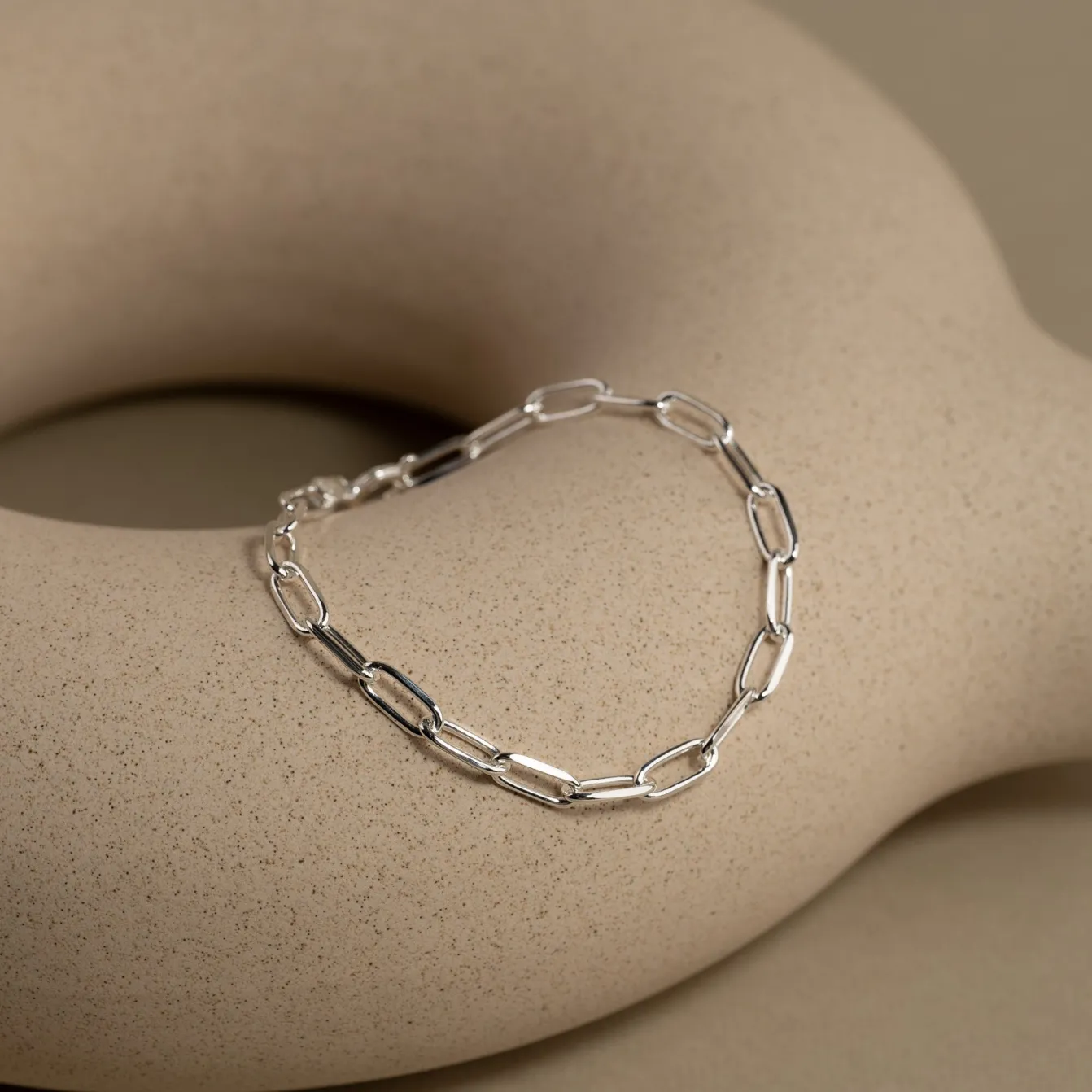 Armbånd i sterlingsølv | Alma link chain | Smykker til kvinder