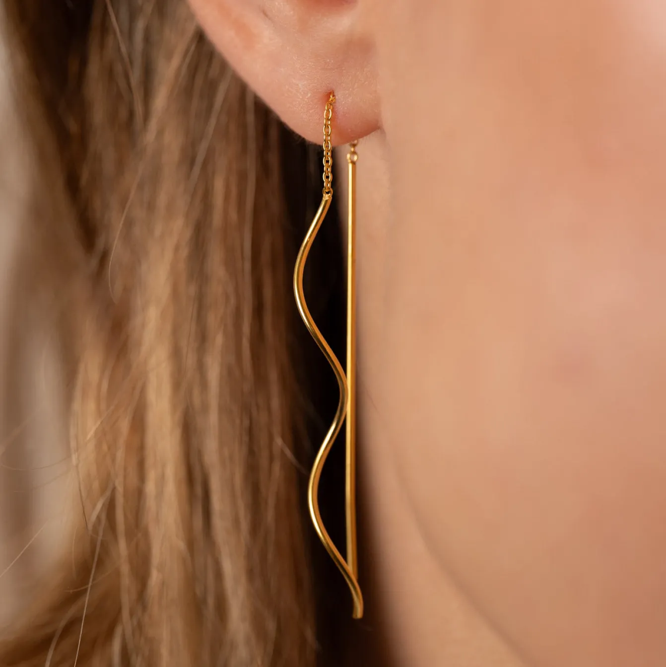 ASTRID GOLDEN EARRING - Sisi Copenhagen
