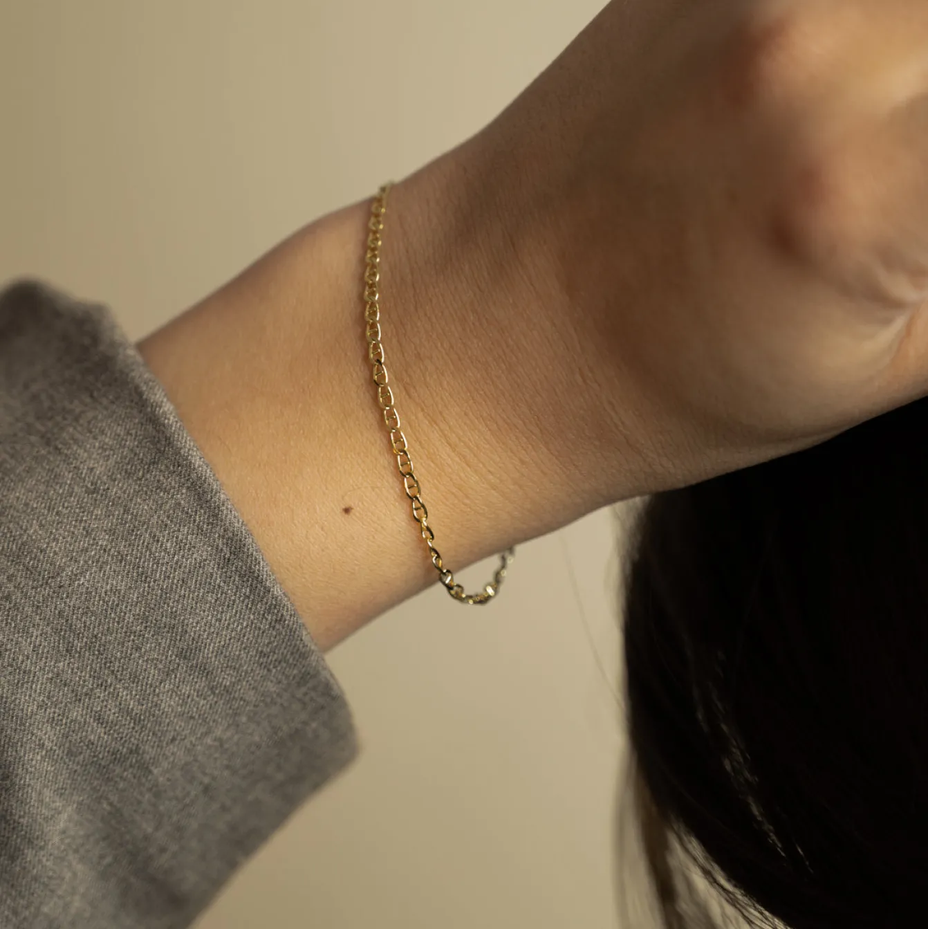 AUDA SOLID GOLD BRACELET - B&T Kustom Designs