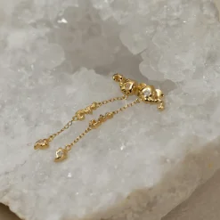AURELIA MOONSTONE GOLDEN EARRING
