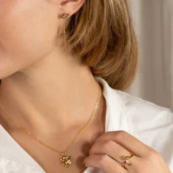 AURELIA MOONSTONE GOLDEN RING