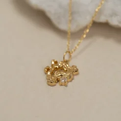 AURELIA MOONSTONE GOLDEN PENDANT