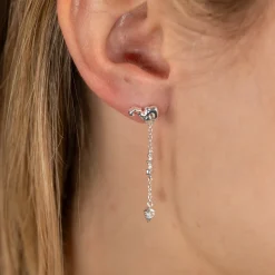 AURELIA MOONSTONE SILVER EARRING