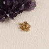 AURELIA PURPLE AMETHYST GOLDEN PENDANT