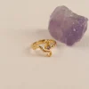 AURELIA PURPLE AMETHYST GOLDEN RING