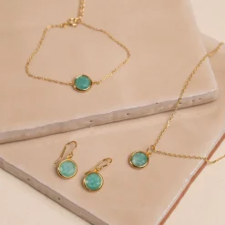 AVA AMAZONITE GOLDEN BRACELET - Sisi Copenhagen