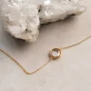 AVA WHITE TOPAZ GOLDEN BRACELET - Sisi Copenhagen