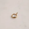 AVA WHITE TOPAZ GOLDEN PENDANT - Sisi Copenhagen