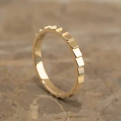 AXELLE SOLID GOLD RING