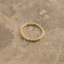 AXELLE SOLID GOLD RING