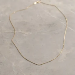 BASIC LINK SOLID GOLD CHAIN