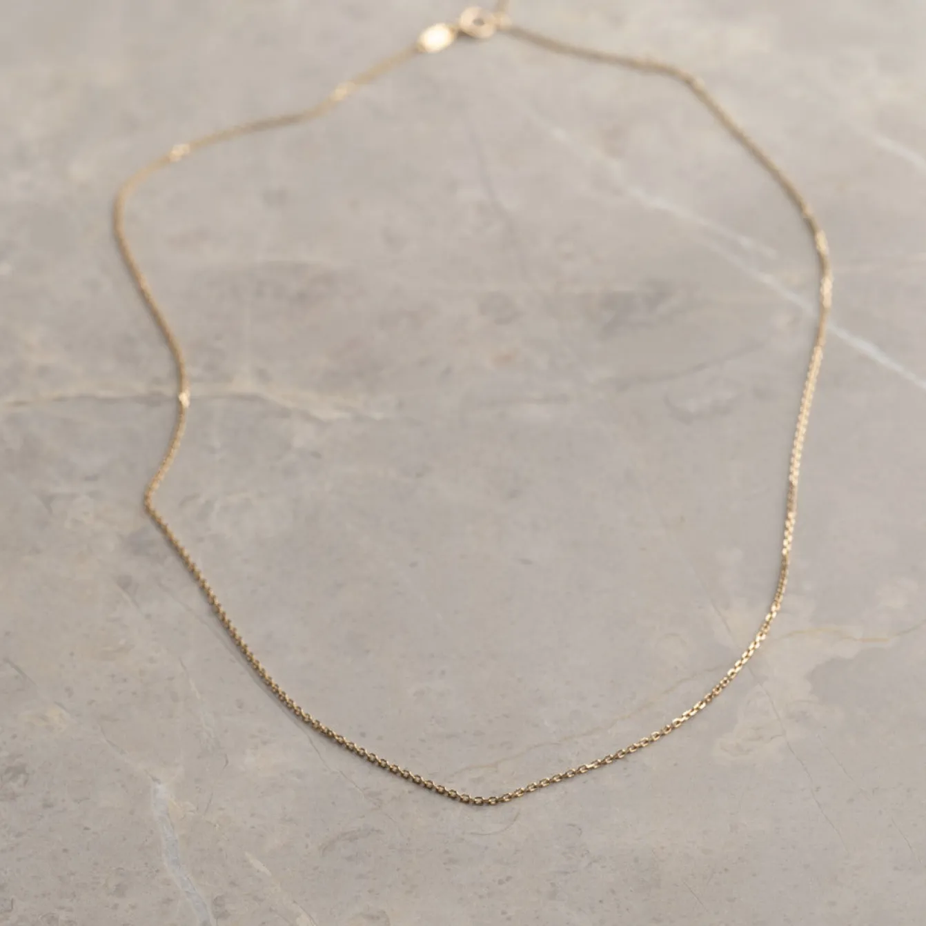 BASIC LINK SOLID GOLD CHAIN