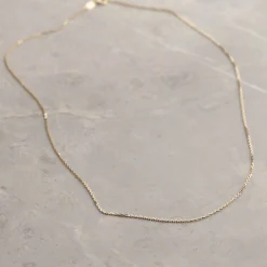 BASIC LINK SOLID GOLD CHAIN