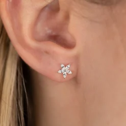 BELLIS CRYSTAL GOLDEN EARRING - Sisi Copenhagen