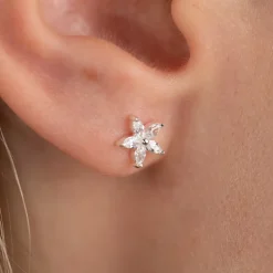 BELLIS CRYSTAL GOLDEN EARRING - Sisi Copenhagen