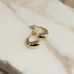 BERENICE SOLID GOLD STUD EARRING
