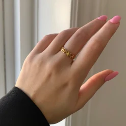 BLOOM GOLDEN RING - Sisi Copenhagen
