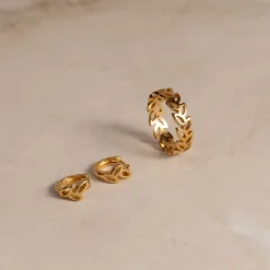 BLOOM GOLDEN RING - Sisi Copenhagen