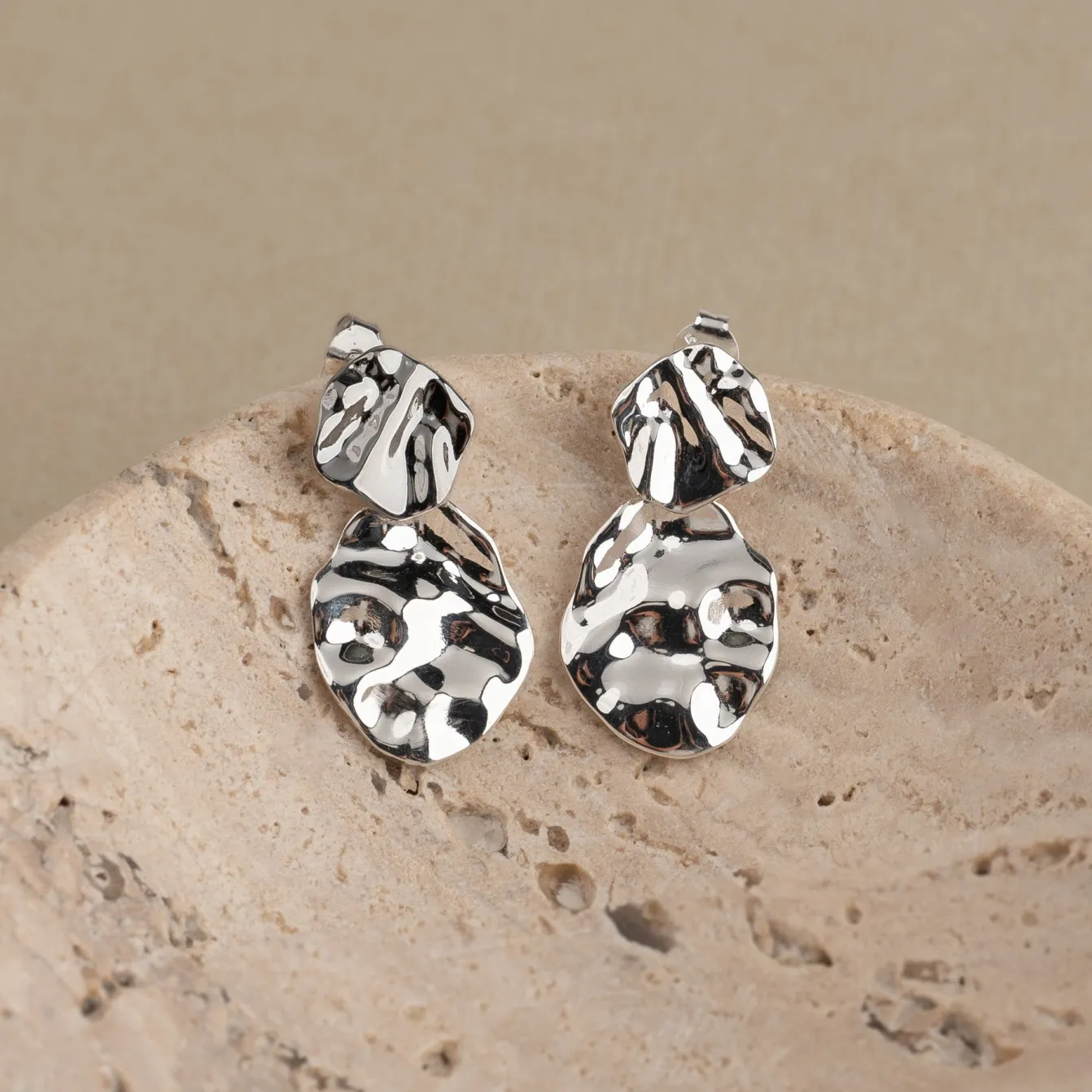 CAROLINA SILVER EARRING