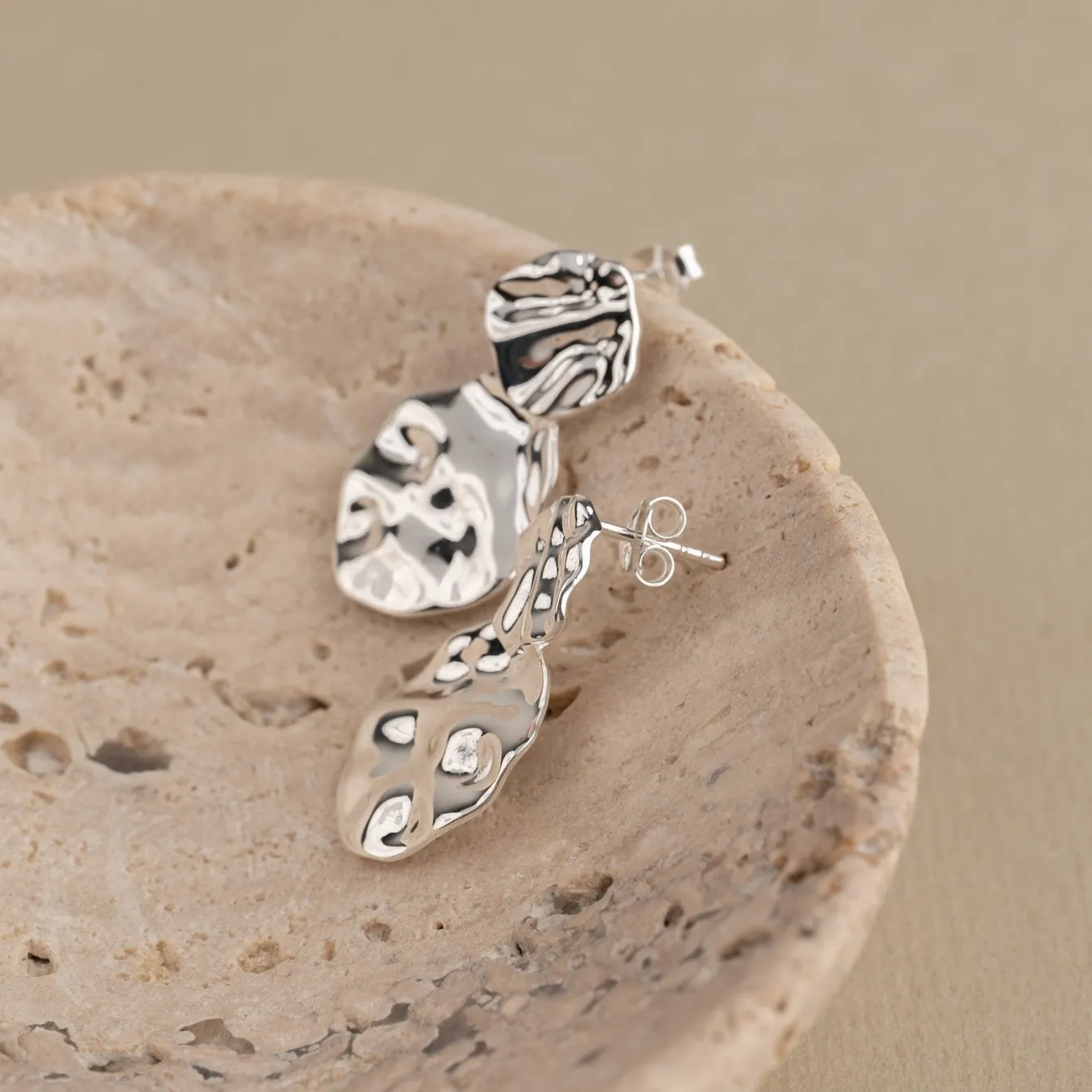 CAROLINA SILVER EARRING