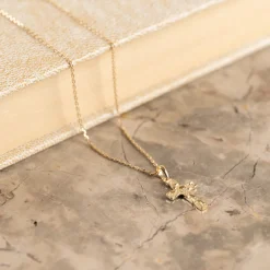 CELESTE SOLID GOLD PENDANT