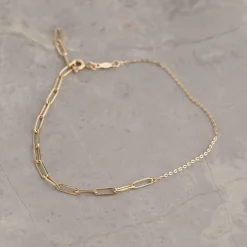 CHARLIZE SOLID GOLD BRACELET - Sisi Copenhagen