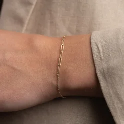 CHARLIZE SOLID GOLD BRACELET - Sisi Copenhagen