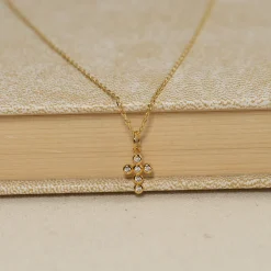CHRISTA CRYSTAL GOLDEN PENDANT - Sisi Copenhagen
