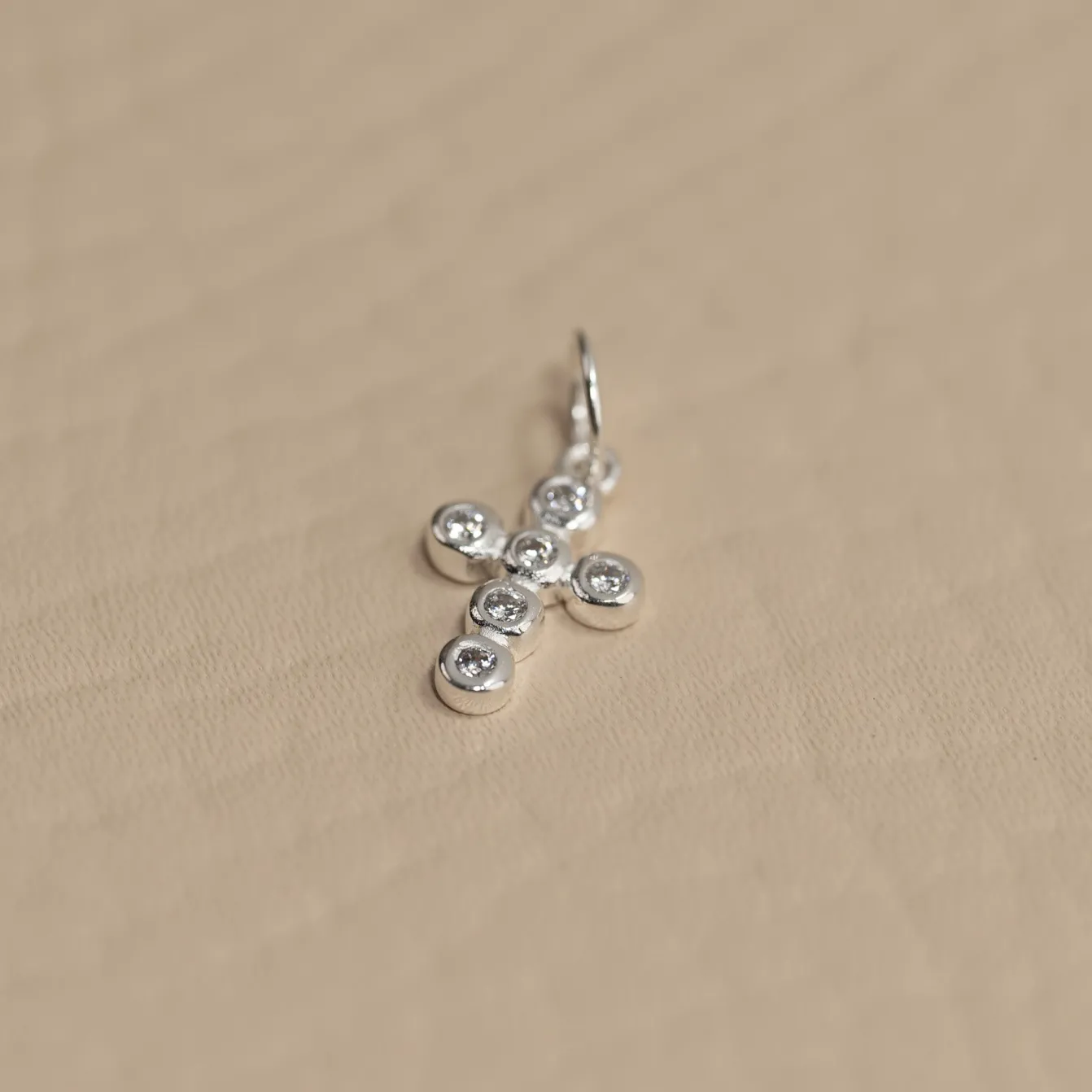 CHRISTA CRYSTAL SILVER PENDANT - Sisi Copenhagen