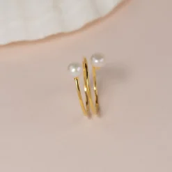CILLE PEARL GOLDEN RING