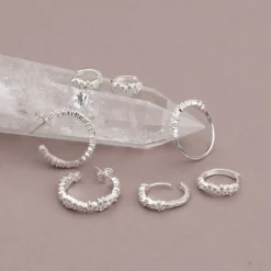 CLAIR CRYSTAL SILVER RING