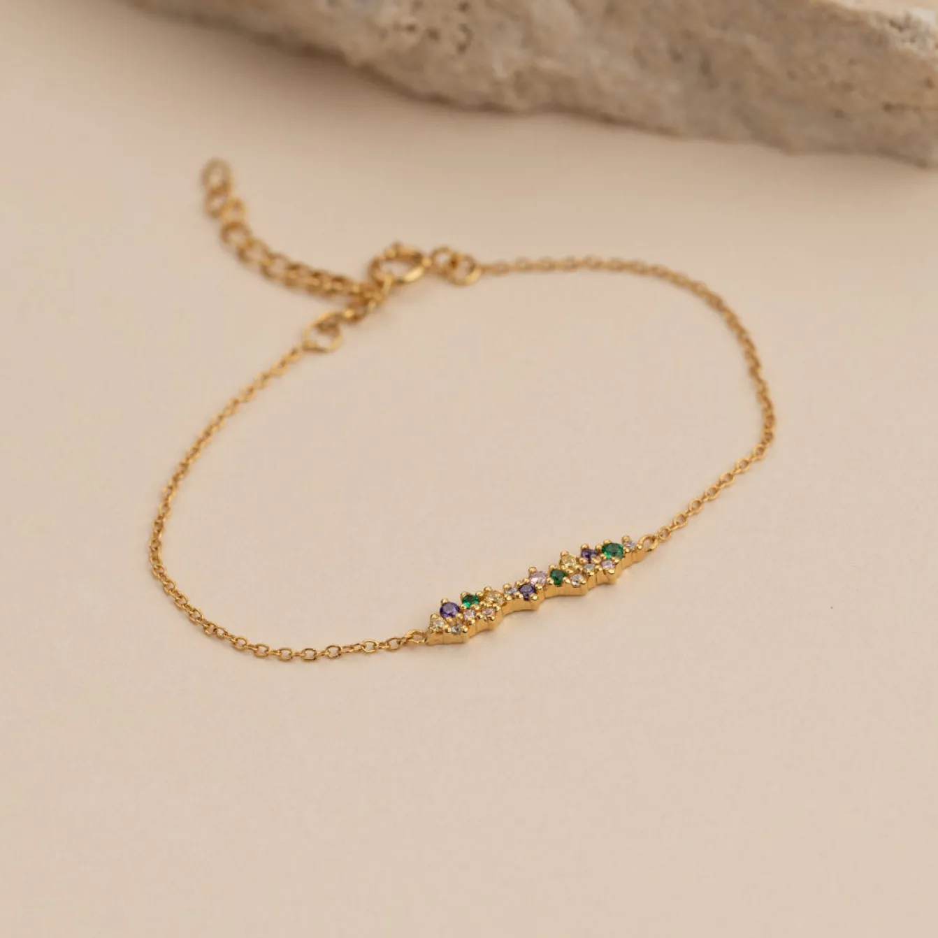 CLAIR RAINBOW GOLDEN BRACELET