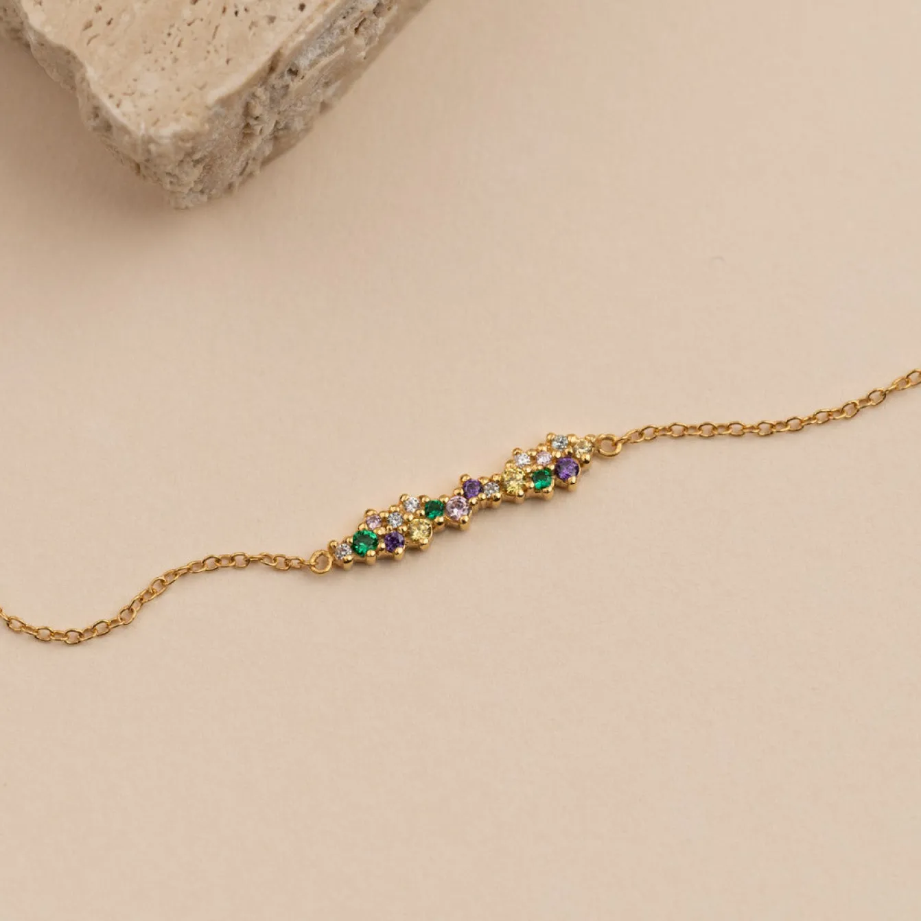 CLAIR RAINBOW GOLDEN BRACELET