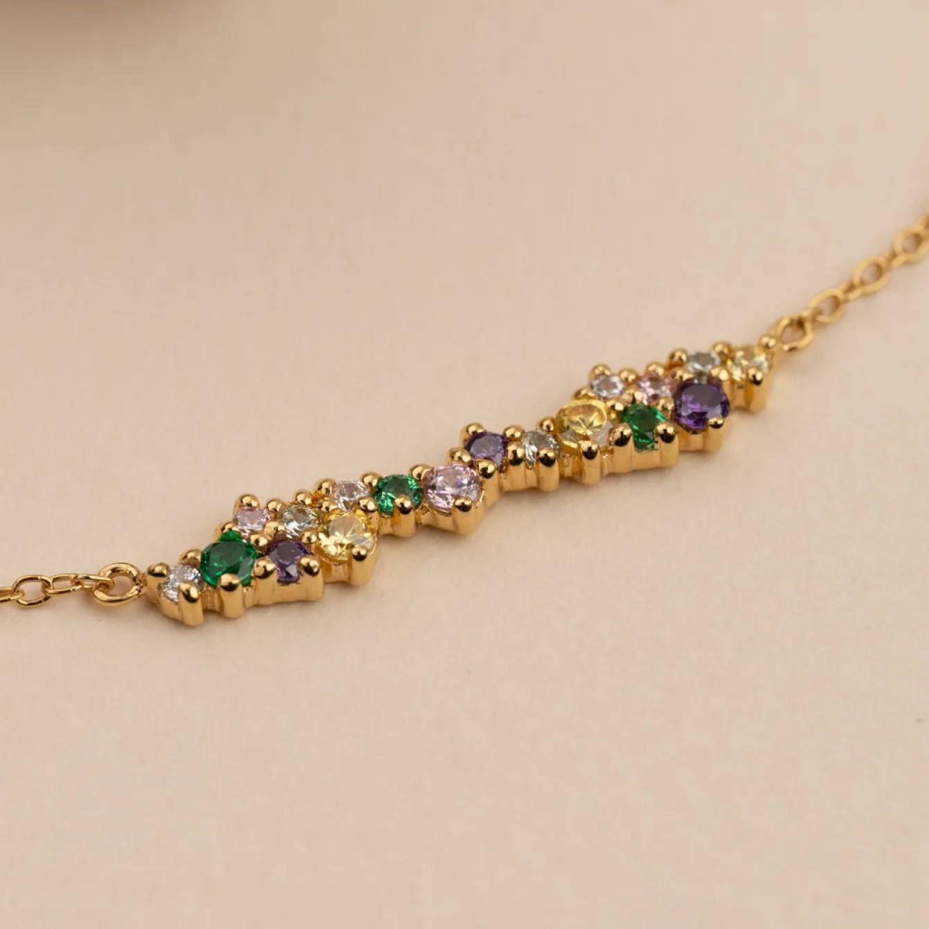 CLAIR RAINBOW GOLDEN NECKLACE