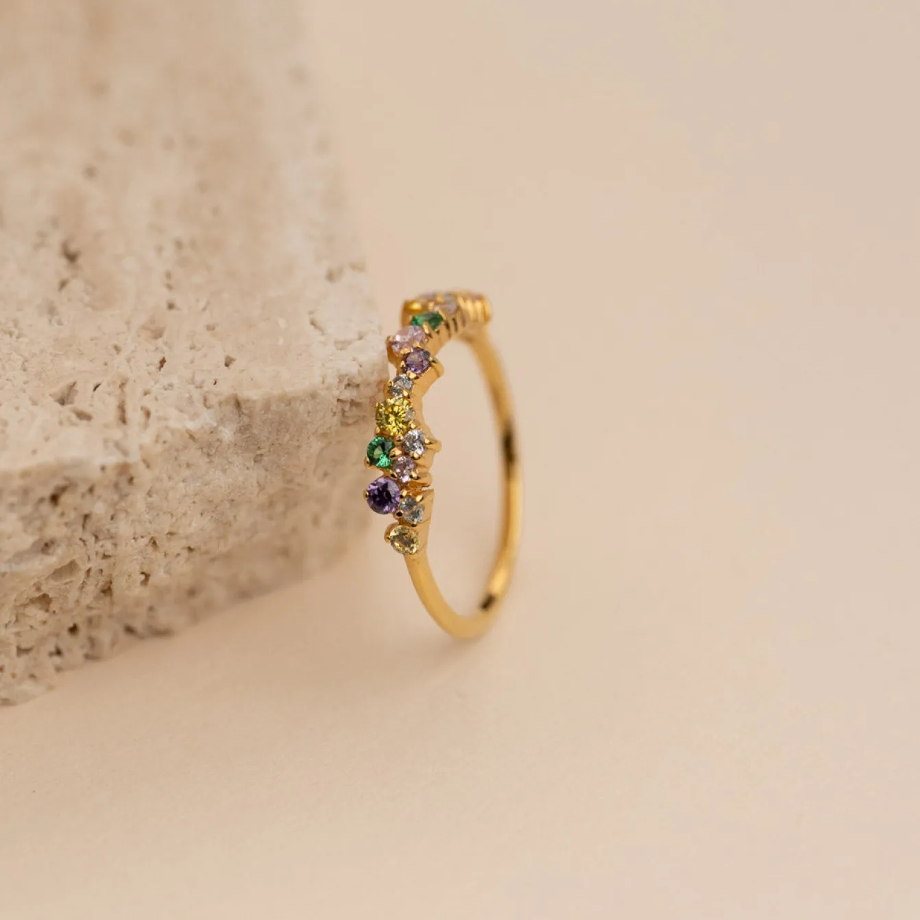 CLAIR RAINBOW GOLDEN RING