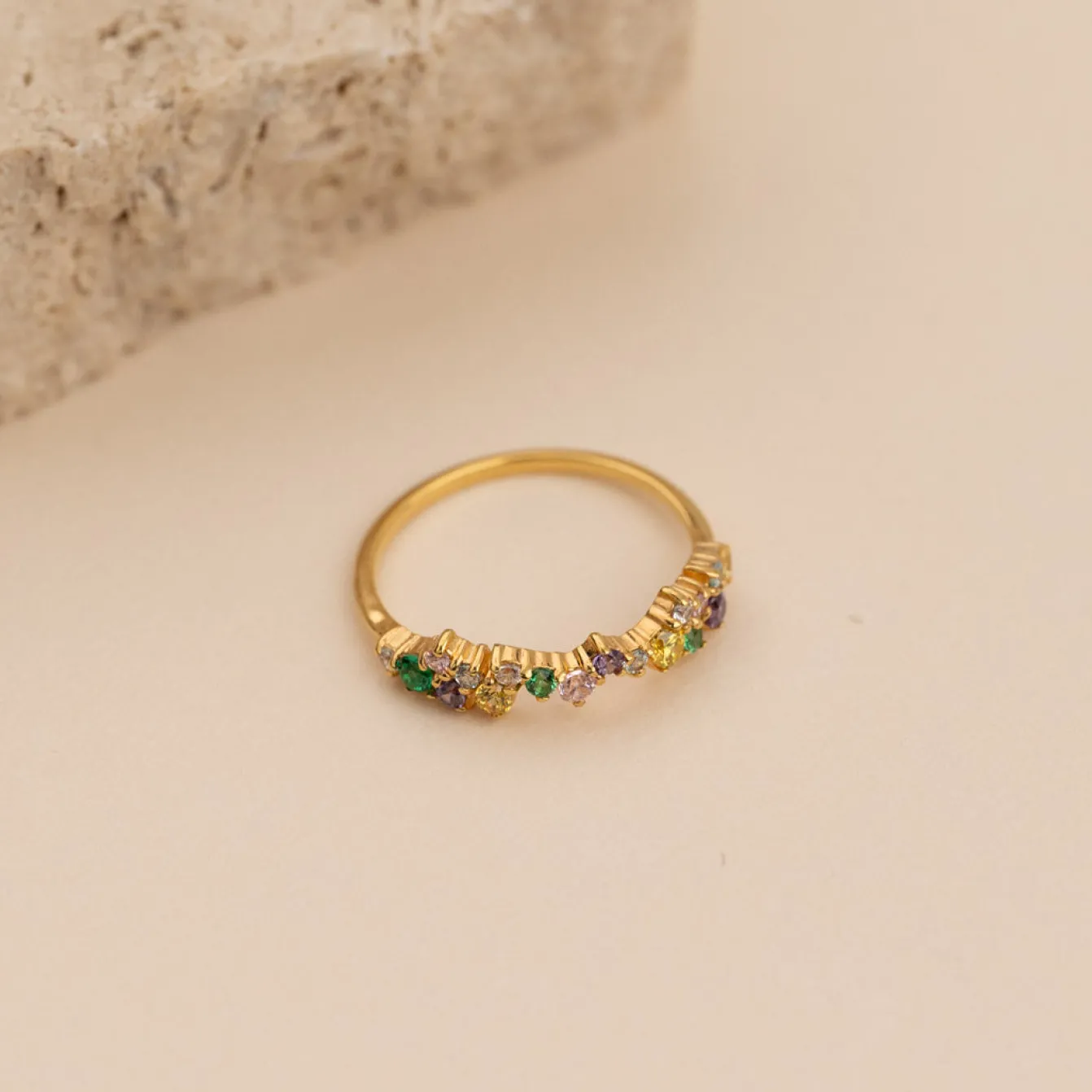 CLAIR RAINBOW GOLDEN RING