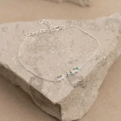 CLAIR RAINBOW SILVER BRACELET