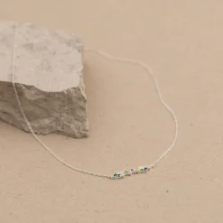 CLAIR RAINBOW SILVER NECKLACE