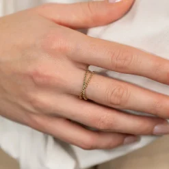 CLARISSA SOLID GOLD RING