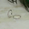 CLASSIC DIAMOND CREOL EARRING - 0.2ct - WG